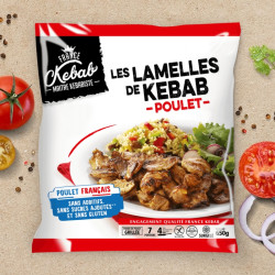 LAMELLES DE KEBAB FAMILY POULET FRANCAIS 650G