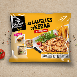 Lamelles de kebab Familly 400g