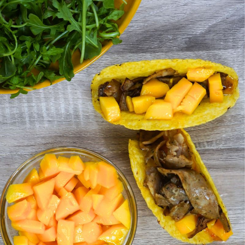 Tacos Kebab et mangue